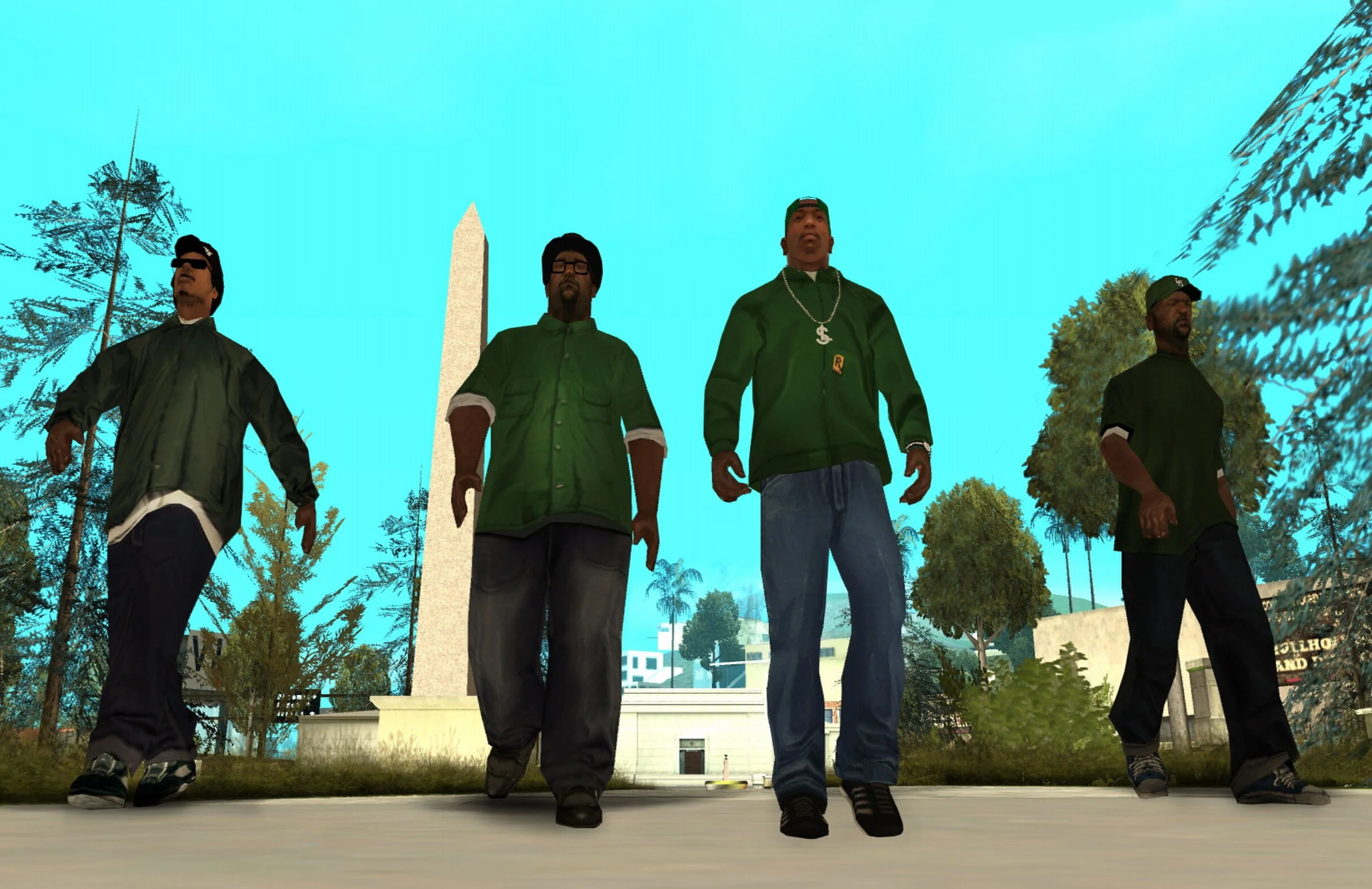 CJ e gli amici di San Andreas sono nel gioco