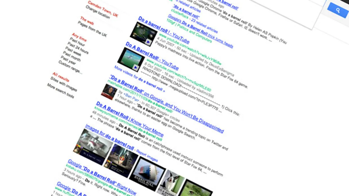 Google e il barrel roll: l'easter egg più longevo del web