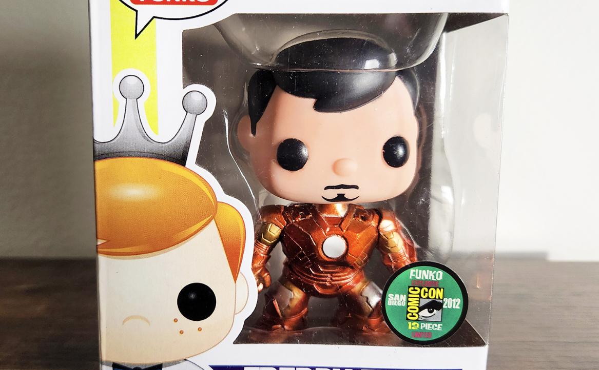 Freddy Funko as Tony Stark (Metallic)