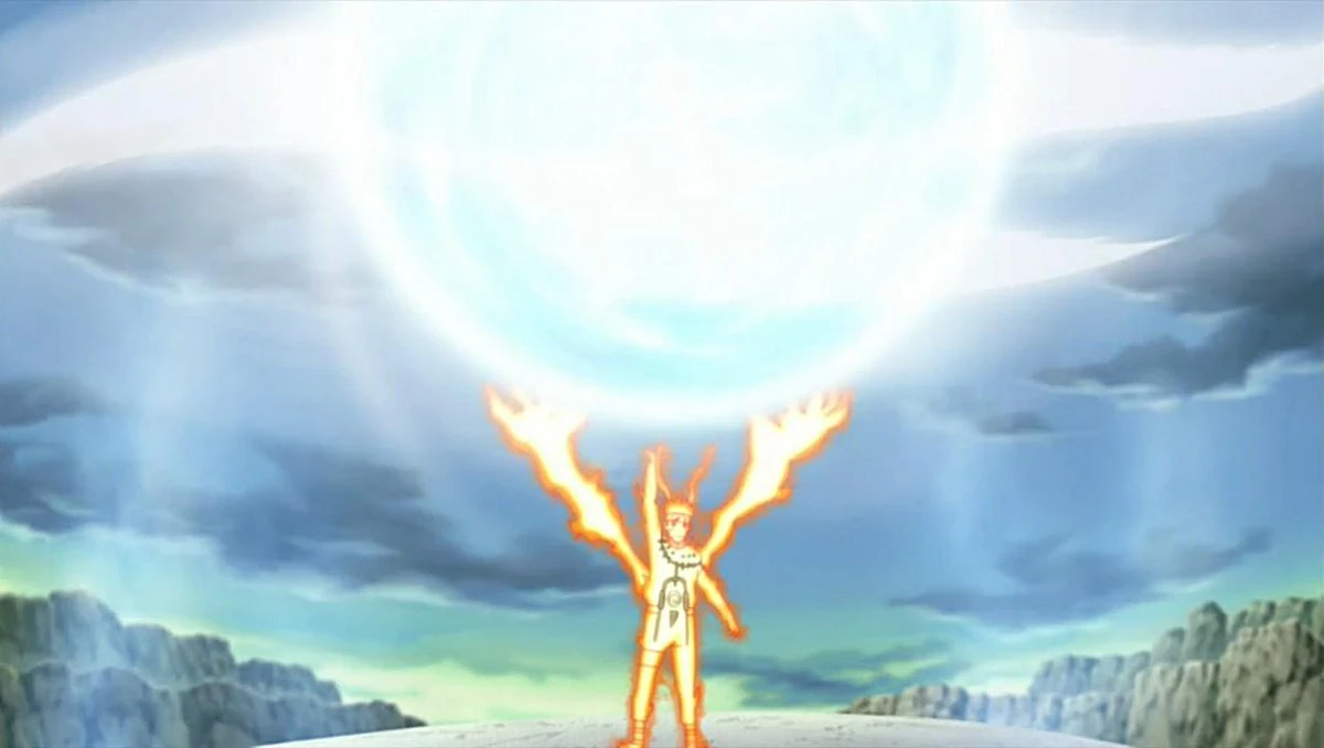 Sei vie: Rasen Shuriken titanico