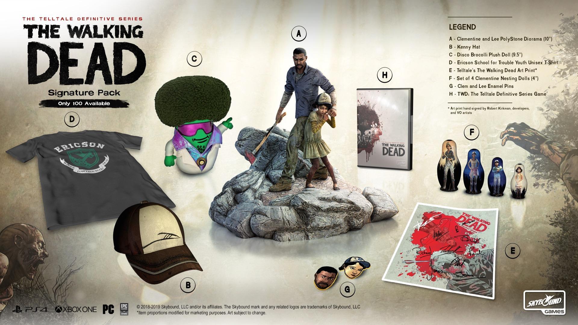 The Walking Dead: Telltale Signature Pack, l'Edizione con Autografi